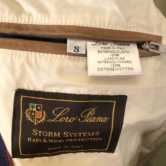 Loro piana storm system rain wind zip up jacket - Picture 7 of 8